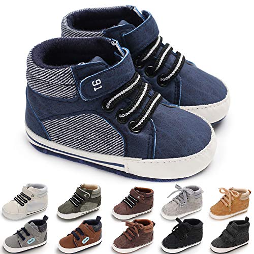 Kakakiki baby boys girls high top sneakers soft soles anti skid i…