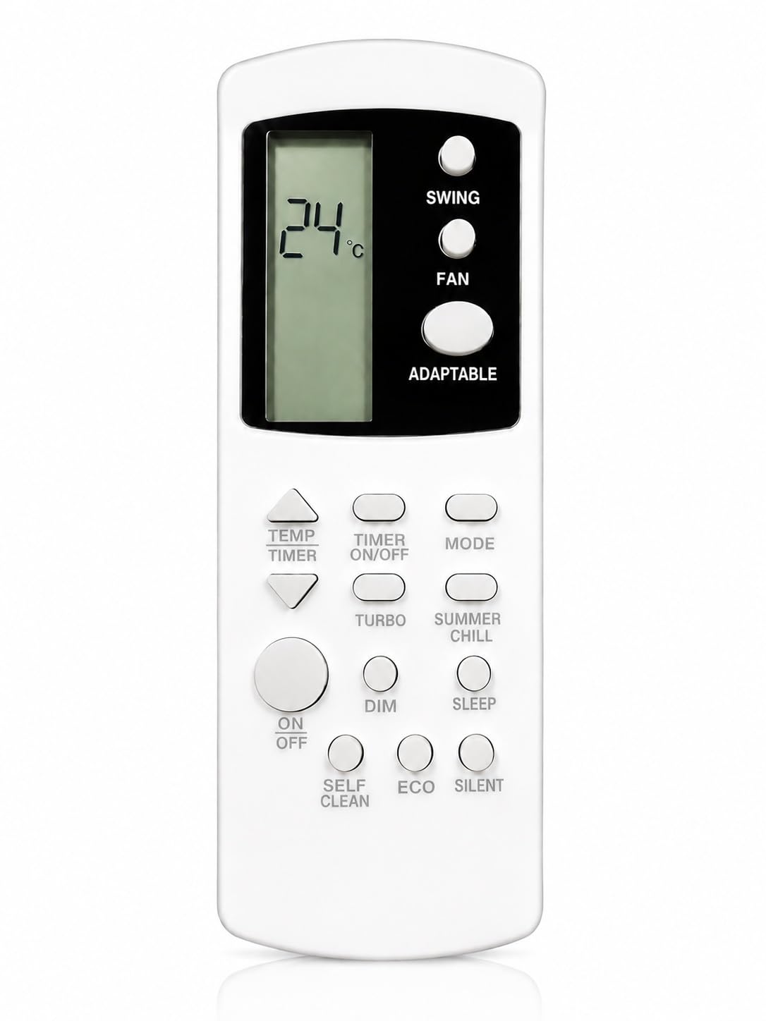Realme TechLife AC Remote Compatible with 1 Ton, 1.5 Ton & 2 Ton Split Air Conditioner Models, LCD Display, Fan Speed, Swing, Timer, Turbo, Sleep, IR Replacement Remote Control, RE 31E-picture-10