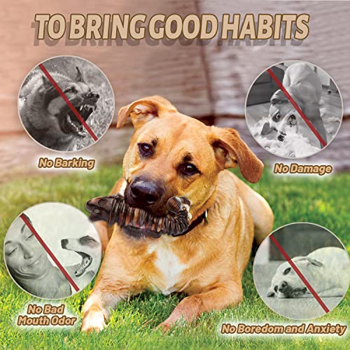 WinTour Indestructible Dog Toys for Aggressive Chewers, Tough Dog Chew Toys for Large Breed, Durable, Super Chewer Dog Toys