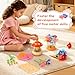 Maypott DIY Fabric Flower Bouquets Maker, Mushroom Flower Making Kit for Girls Craft Kits for 3 4 5 6 7 8 9 10+ Year Old Kids, Toys for Girls Birthday Gift Parent-Child Educational Interactive Toy
