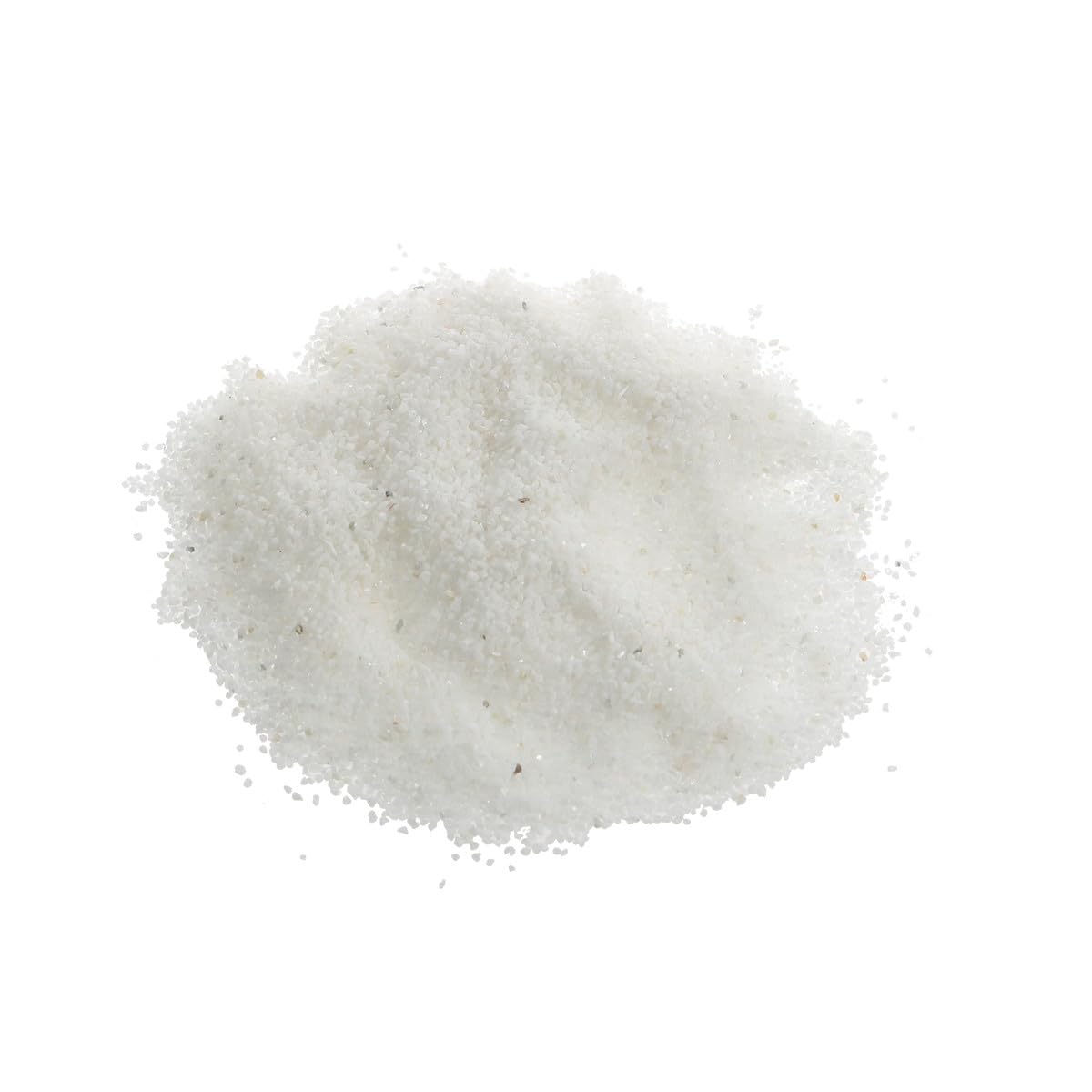 Milisten Sabbia di Quarzo Bianca 500g per Decorazione Acquario e Fondo per Vasca di Pesci, Materiale Naturale per Acquari e