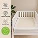 ORGANIC TEXTILES 100% Organic Cotton Baby Mattress Protector (Water-Resistant) - Breathable Fitted Liner Pad, GOTS-Certified, Hypoallergenic, Made in USA – Mini Crib 38