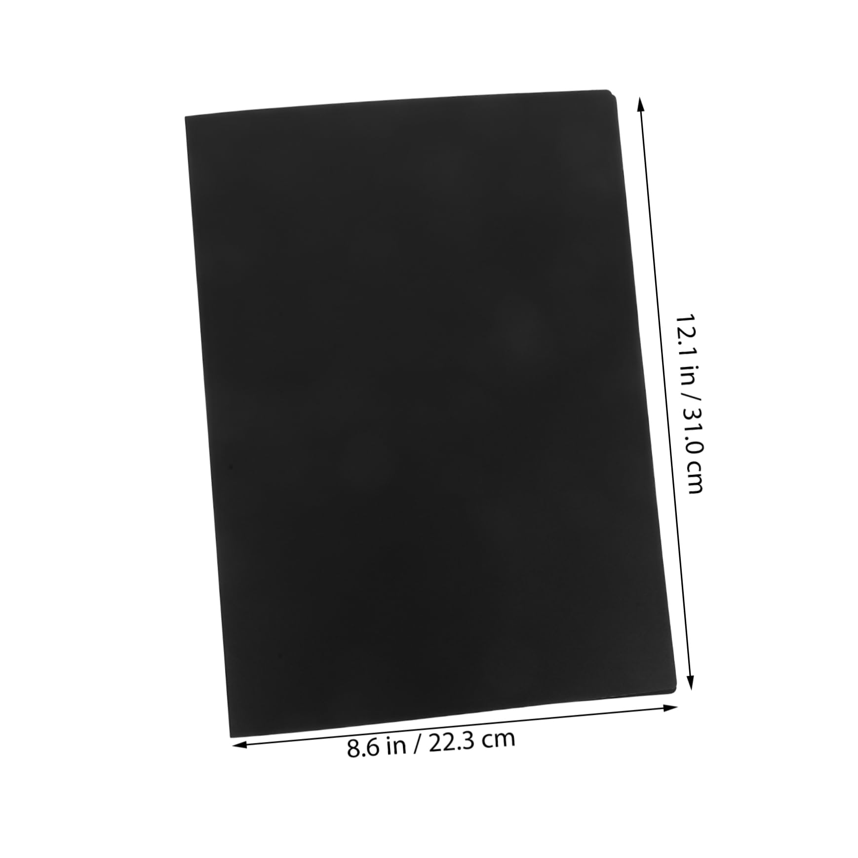 Housoutil 2pcs Insert Folder Portable File Organizer Folder for Piano Document Organizer Folder Music Score Binder Music Folders Receipt Organizer Music File Folder School Folders Pp Black