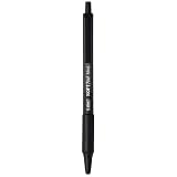 BIC Soft Feel Retractable Ball Point Pen, Medium Point, 1.0MM, Black, Pack of 18 – view 2