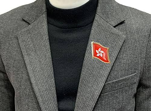 Image of vmcoatdu Country Flag Pin Badge International Travel Brooch Metal Alloy Souvenir Pin for Hat Clothes Backpack