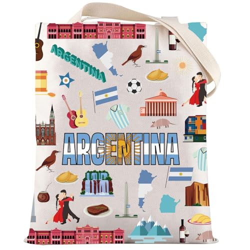 LEVLO Argentina Bolsa de viagem Argentina Lembrança Presente República da Argentina Viagem Bolsa de Ombro Argentina Mercadoria de Futebol Argentina, Bolsa Argentina, Medium