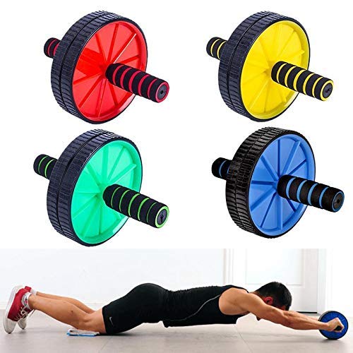 KANAV INDUSTRIES ® Wide Ab Roller Wheel for Abs Workouts/Home Gym Abdominal Exercise/Core Workouts for Men and Women (Multicolour)