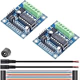 Youmile 2個L293Dモータードライバー拡張ボードミニ4CH4チャンネルモータードライブドライバーシールドL293L293D拡張�