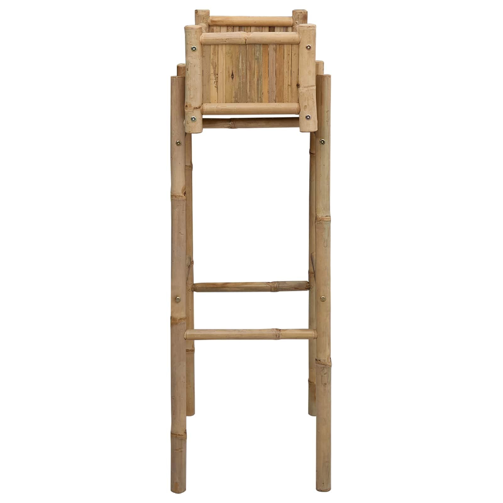 vidaXL Jardín Macetero con Soporte Natural 50 x 38 x 114 cm Bambú