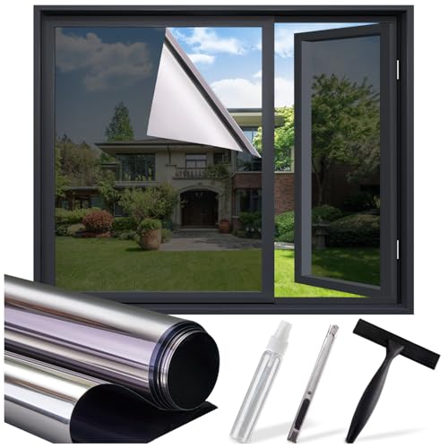 SUNBABY Window Tint for Home, One Way Privacy Film Heat...