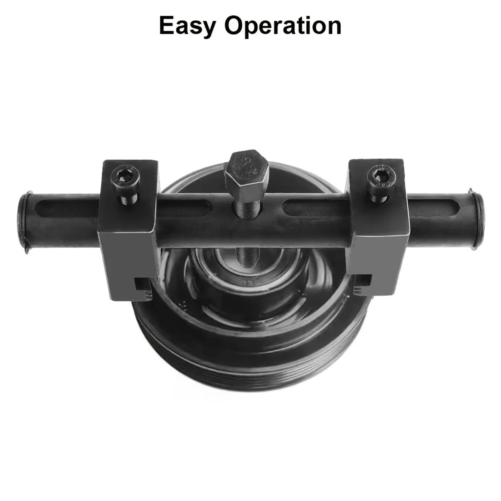 Extractor De Poleas Acanaladas For Polea De Transmisión Acanalada, Herramienta De Cigüeñal, Extractor De Cigüeñal Ajustable De 40 Mm A 165 Mm, Herramienta De Motor.