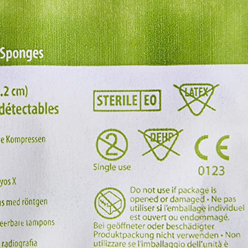SurgiMac Gauze Sponge, 16 capas, 4 x 4 pulgadas, cuadrado, estéril miniatura 3