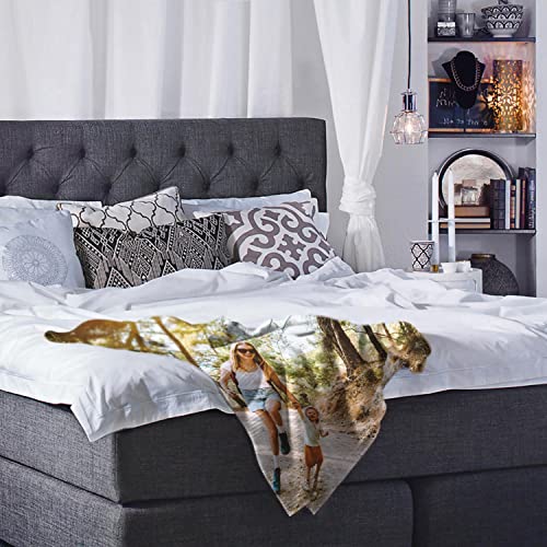 PICANOVA Personalisierte Decke mit Foto 100x70cm – Fotodecke Premiumqualität Fleecedecke 510g/qm – Unschlagbar Weich Und Gemütlich Fotodecke Mit Eigenem Name