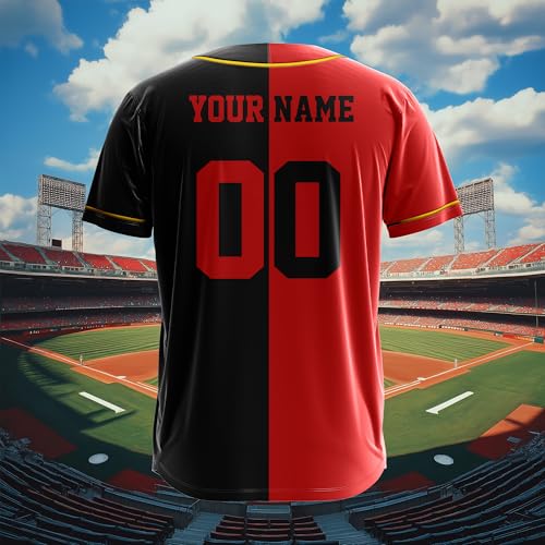 Custom Two Team Baseball Jersey, Personalized Baseball Jersey Men Women Youth, Custom Baseball Jerseys for Teams miniatura 5