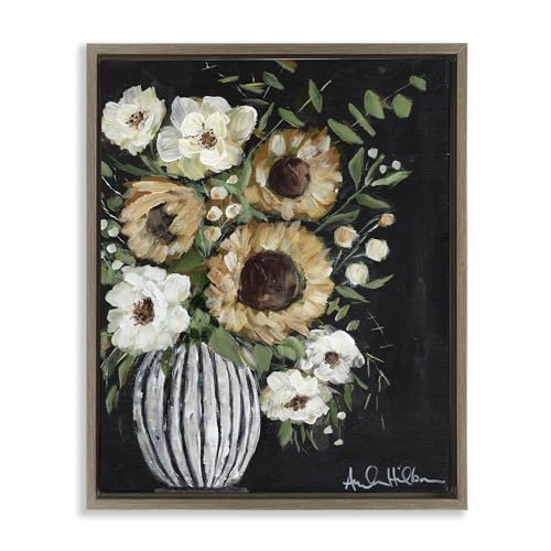 Country Bouquet Floral, 25 x 31 Inch Canvas in Floater Frame