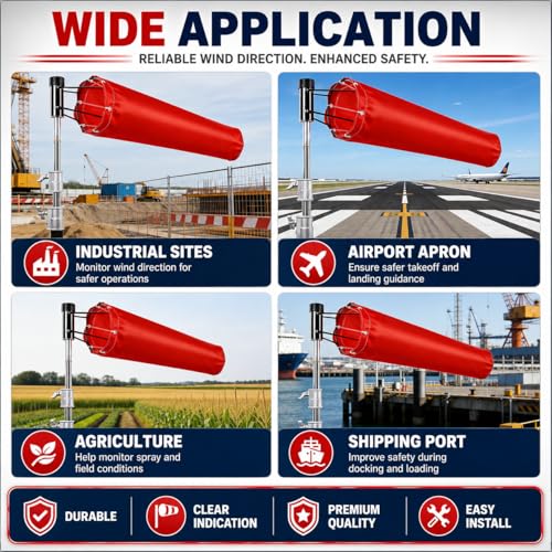 8 in x 36 in Airport Windsock Kit by BBTEQEKN - Image 7