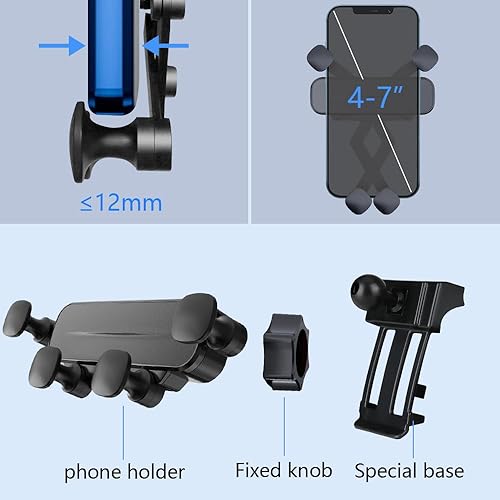 Miniatura 6 de Soporte para teléfono de coche para Jaguar F-PACE 2017 2018 2019 2020 SUV SVR accesorios de automóvil, decoración interior, soporte para teléfono