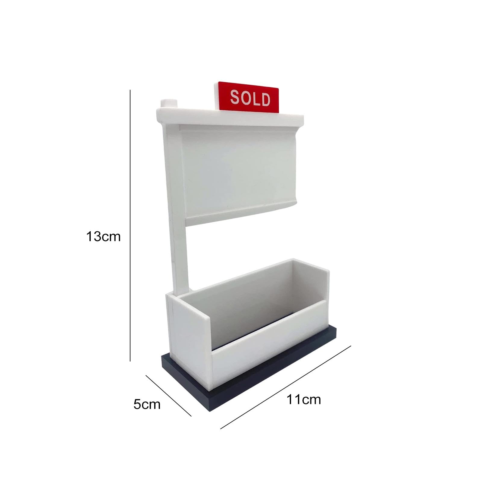 Fenteer 2 Porte-cartes de Visite, Fournitures pour, Porte-cartes de Visite En Bois, Organisateur, 5 pièces