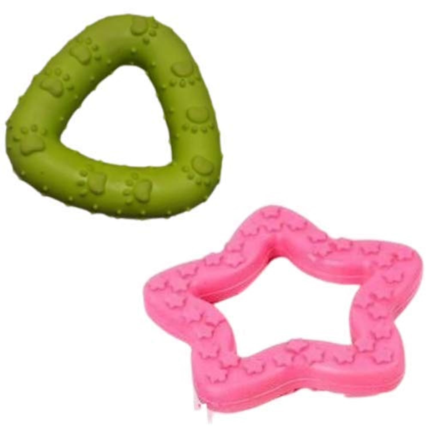 emily pets Natural Rubber Dog Toys Combo, Classic Extreme Non-Toxic Rubber Chew Toys for Dogs, Ideal Dog Toy for Extreme Chewers, Dog Chew Toys for Small Medium Dog (Multicolor, Pack of 2) (B08RJB47S5) Amazon Price History, Amazon Price Tracker