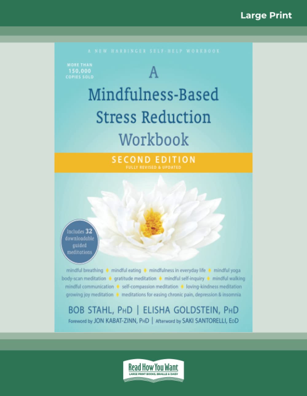 A Mindfulness-Based Stress Reduction Workbook