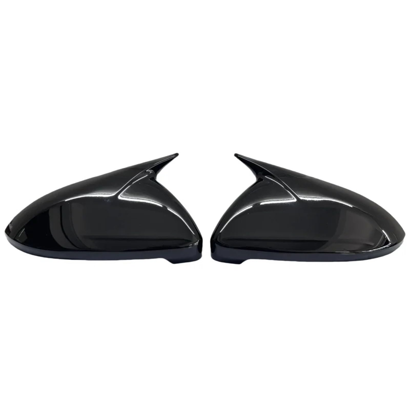 Obudowa Lusterka Boczne Carbon Black pasuje do VW 7 MK7 MK7.5 R 2014-2019 osłona lusterka wstecznego boczne nakładki na lusterka akcesoria samochodowe Obudowa lusterka samochodowe(Bright black)