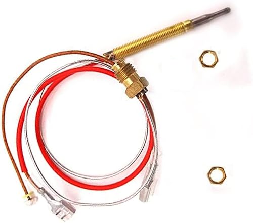 Miniatura 8 de Termopar al aire libre del calentador del patio, M8 x 1 de las tuercas de conexión del extremo del termopar 410 milímetros de longitud M6 x 0,75