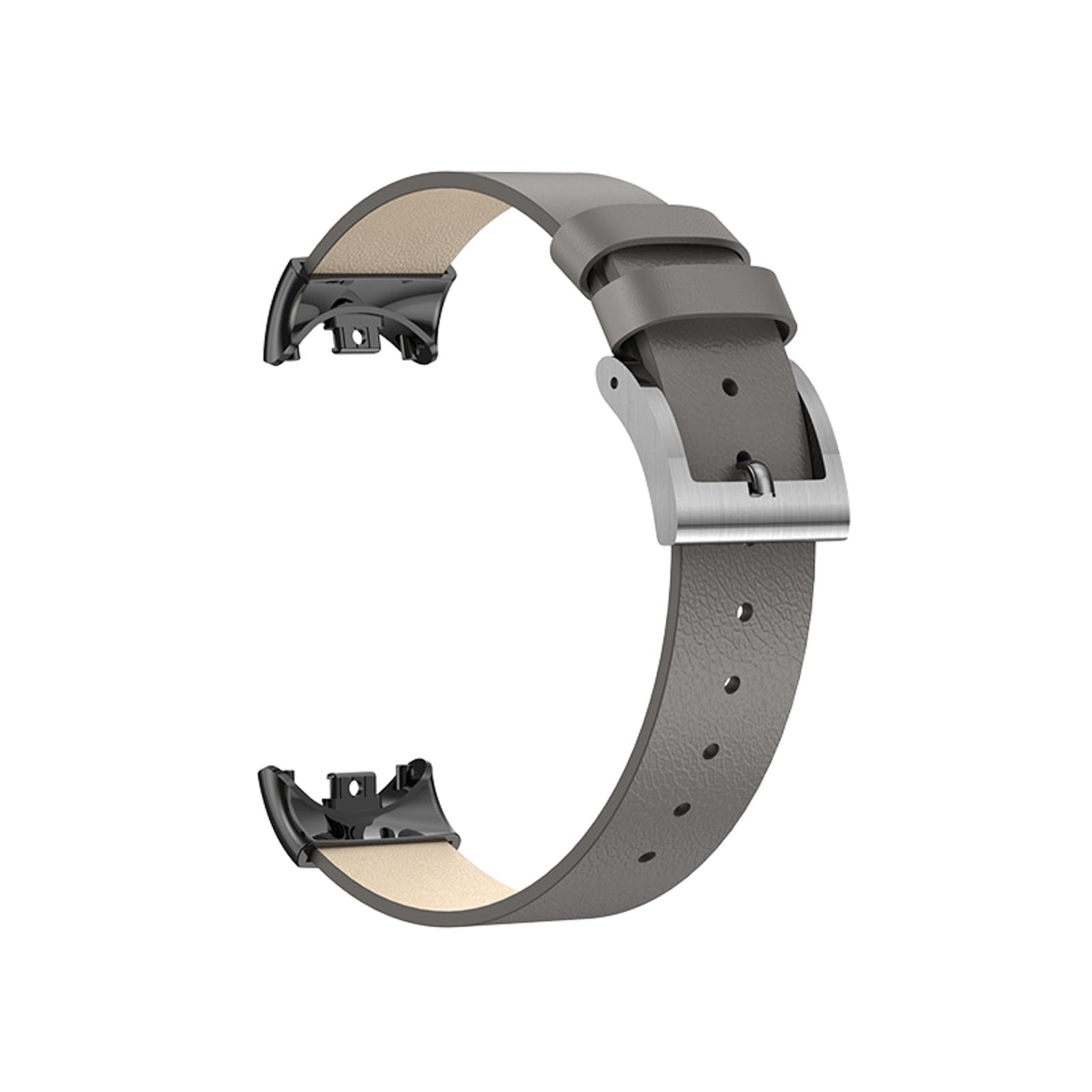 Leather Straps Compatible with Xiaomi Smart Band 9 Strap, Adjustable Replacement Wristband Premium Leather Band for Xiaomi Smart Band 9