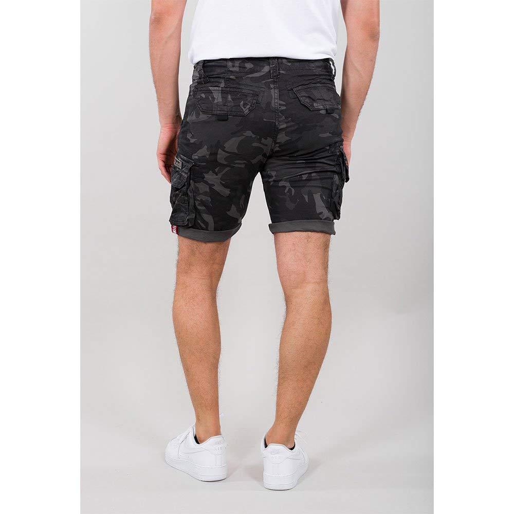 ALPHA INDUSTRIES Alpha Industries Crew Short Camo Short Dla Mężczyzn - Szorty cargo Mężczyźni