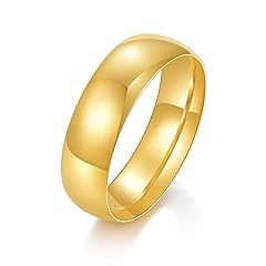 Waterproof 6mm 14K Gold Plated Stainless Steel
