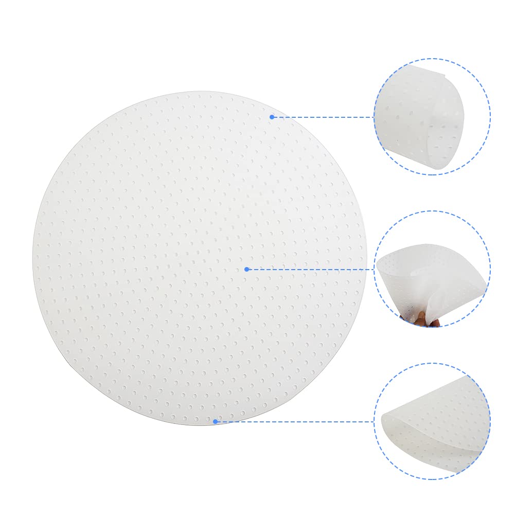 Rice Cooker Burnt Proof Silicon Pad 30cm Silicone Mat for Commercial Rice Cooker, White, 15L x 15W cm - Image 2