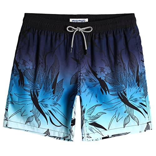 Image of maamgic Mens Slim Fit Swim Shorts Swim Trunks 7 inch Quick Dry Mens Bathing Suits with Mesh Lining