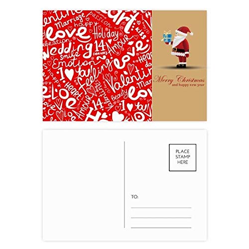 Cartes postales St-Valentin et mariage : lot de 20 cartes d'amour élégantes