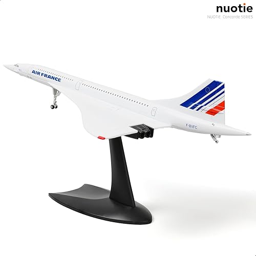 Miniatura 5 de NUOTIE 1200 Concorde modelo de avión de metal fundido a troquel modelo de avión simulación de exhibición modelo de avión dos versiones disponibles
