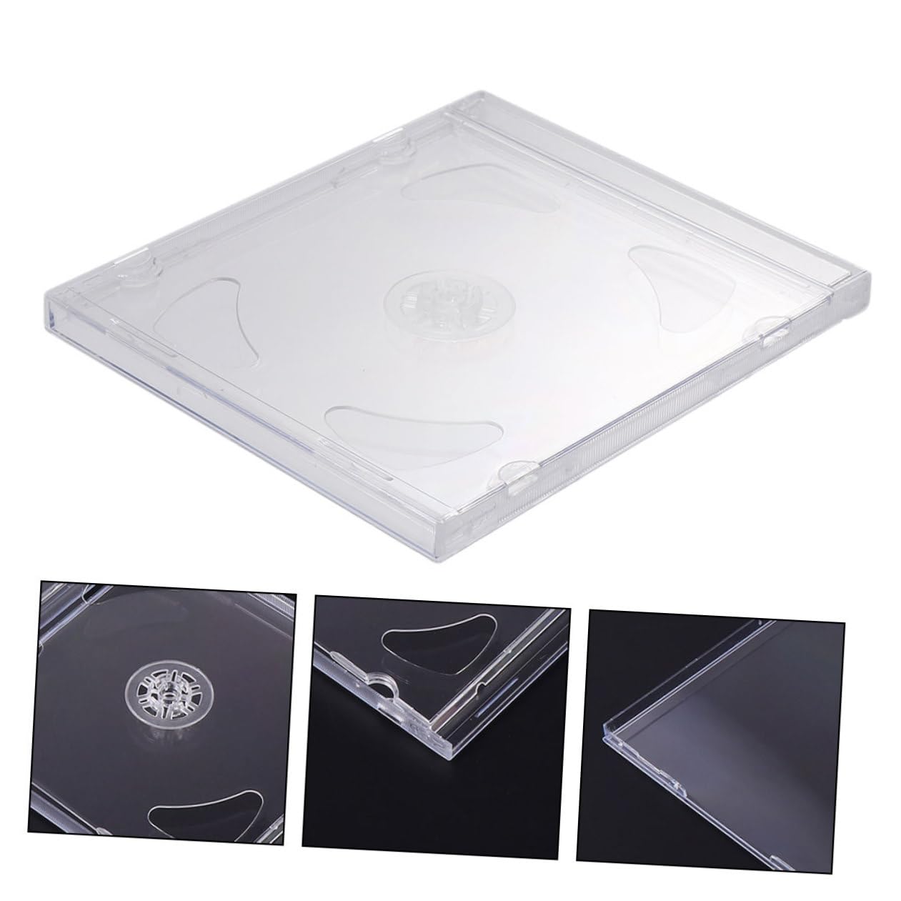 Garneck 25 Custodie Per Cd in Plastica Rigida Facili Da Trovare Compatte Per Conservare Video Di Matrimoni E Mixtape