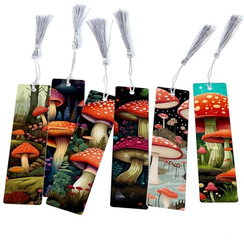 Marque-pages champignons et pompons pour vos moments de lecture cocooning