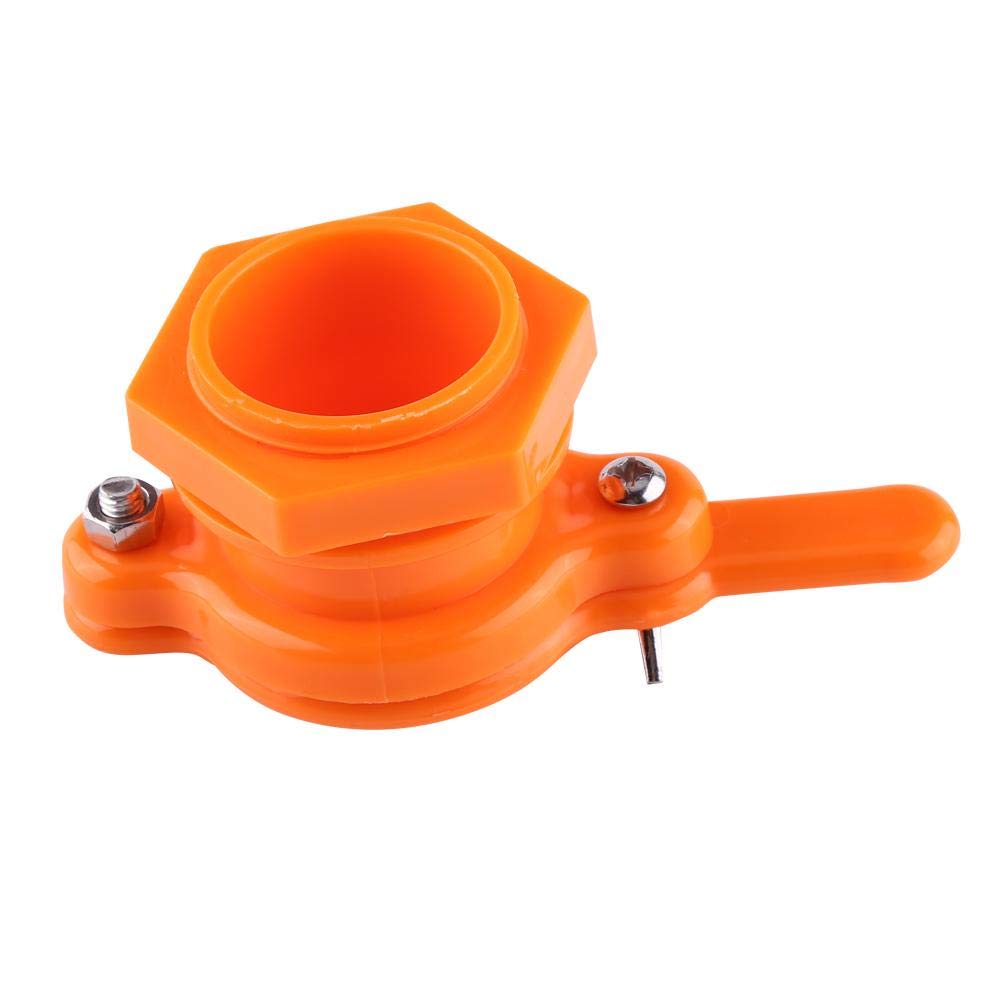 Honey Gate Valve, 12 × 5.6 × 4.5cm Plastica Bee Honey Tap estrattore Strumento di imbottigliamento Valvola a saracinesca in plastica Attrezzature per apicoltore per alimenti e (arancia