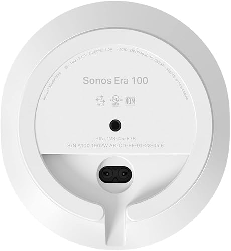 Vista 26 de Sonos Era 100 - Negro - Altavoz inteligente inalámbrico, habilitado para Alexa