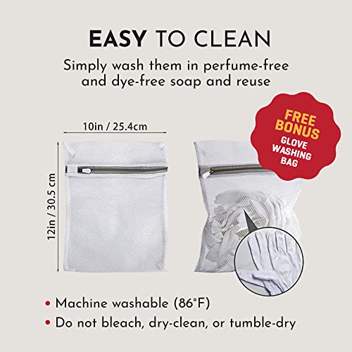 Extra Small Kids Size White Cotton Gloves For Moisturizing Over Night Cosmetic Inspection Premium Quality Eczema Dry Sensitive Irritated Skin Spa Therapy Wristband (7 Pairs) #TOP4