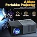 Mini Projector, Small Portable Projector .Suitable for children's gifts Video Projector, indoor video movies, and games. with Remote Control.Compatible for Smartphone, Laptop, PC(J9-B)