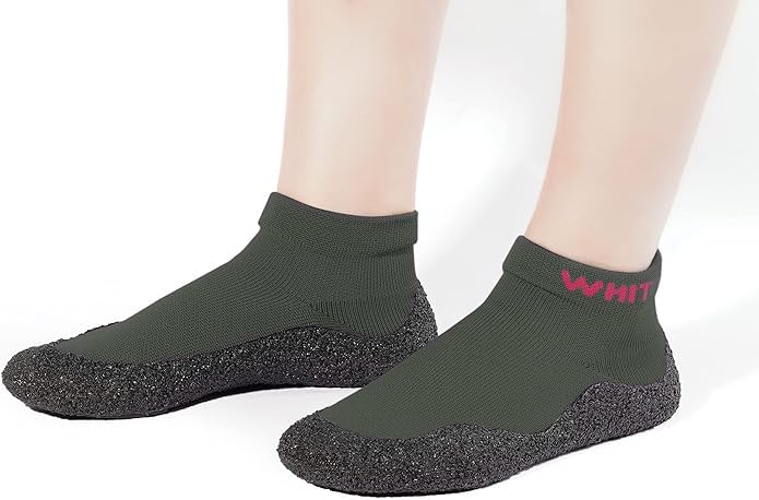 Image of WHITIN Ultra Portable Barefoot Sock Shoes for Women and Men YG02 | Eco-friendlier, Multi-Purpose, Zero Drop, Minimalist, Water Yoga Beach Aqua Aerobic Shoes with Rubber Bottoms