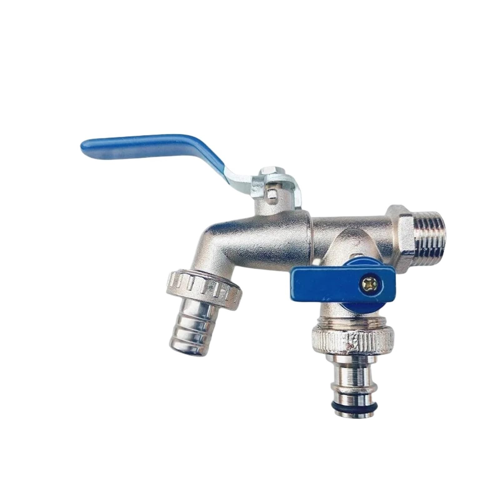 1 Pieza de Conector Divisor de Agua for Grifo de Doble Cabezal, Adaptador de Acoplamiento, Interruptor de válvula(ML-B01E)