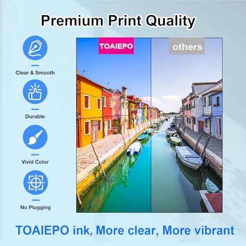 TOAIEPO High Yield LC401XL Ink Cartridges Compatible for Brother LC401 Cartridges Work with Brother MFC-J1010DW MFC-J1012DW MFC-J1170DW MFC-J1800DW, 8 Pack - Thumbnail 6