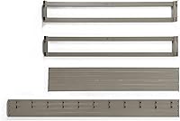 Vista 52 de Somier de cama individual Mellow 9 pulgadas, con base de colchón de láminas de acero resistente Negro