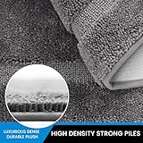 Oiilores Dirt Trapper Door Mat Indoor 80 x 120 cm, Washable Entry Rug, Inside Doormats for Entryway, Non-Slip, Low-Profile, Super Absorbent Dog Mats for Muddy Paws, Pets, Gray - Image 3