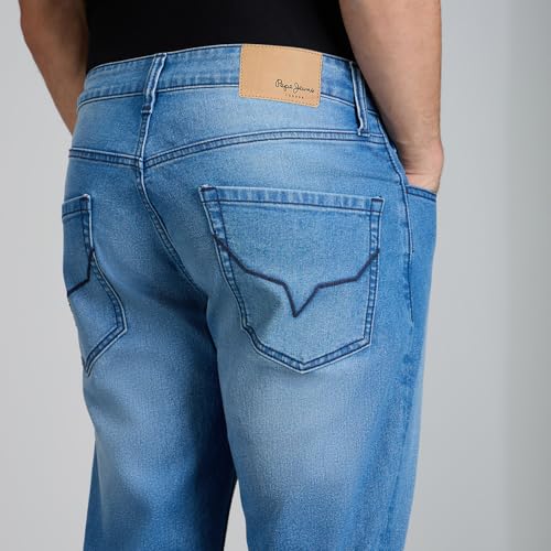 Image of Pepe Jeans Men's Jeans | Straight Fit | Mid Rise