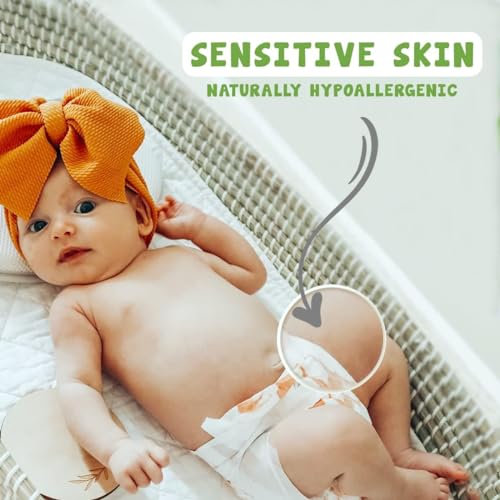 Image of PureBorn Organic Natural Bamboo Baby Disposable Diapers-Size 1 by Fratelli |From 2 To 5 Kg|Assorted Print|Premium Super Soft| Maximum Leakage Protection|Eco Friendly Nappies|New Born Essentials S1-68s