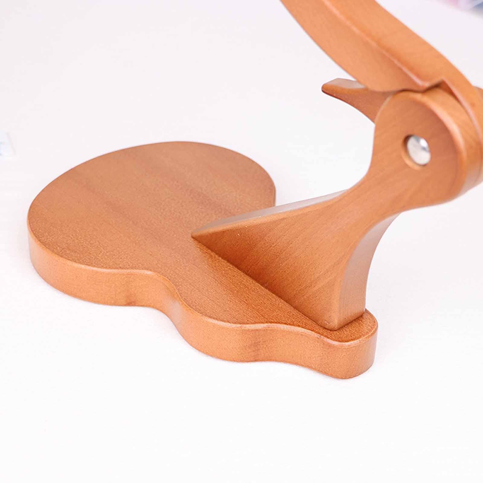 Soporte para Bastidor de Bordado, Base de Madera Estilo Violín, Práctico para
