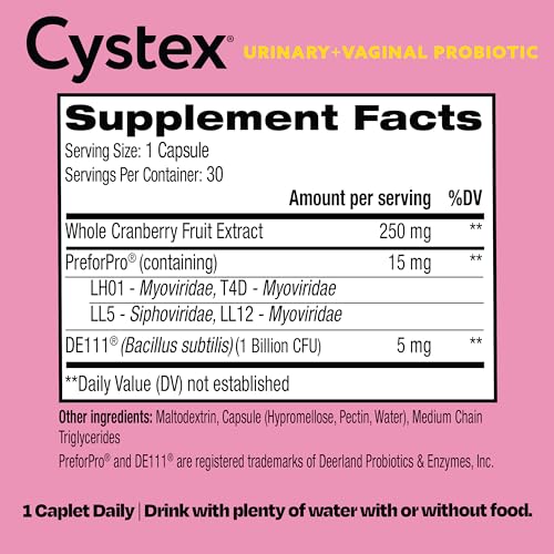 Cystex 3-in-1 Urinary Tract Probiotic