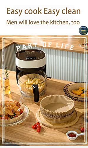 image for Y&Y OH SoGirly 100PCS Air Fryer Disposable Paper Liner,Disposable Air 