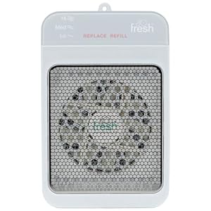 Fresh Products ourfreshe Plug In Air Freshener 30 Day Replace Messy Aerosols with Dry Fragrance For Use in Medium Sized Spaces White Dispenser 1 Pack